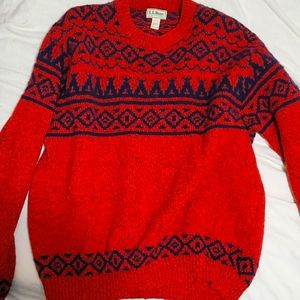 L L Bean wool sweater